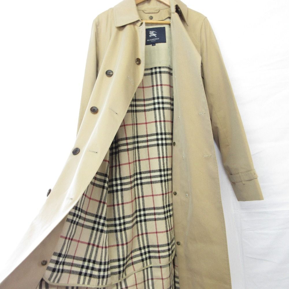 美品】Burberry トレンチコート L ノバチェック ベルト ライナー 良品