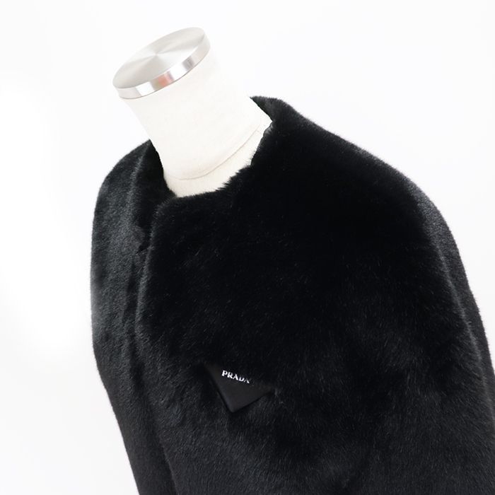 クリアランスSALE【美品】プラダ フェイクファー ノーカラー