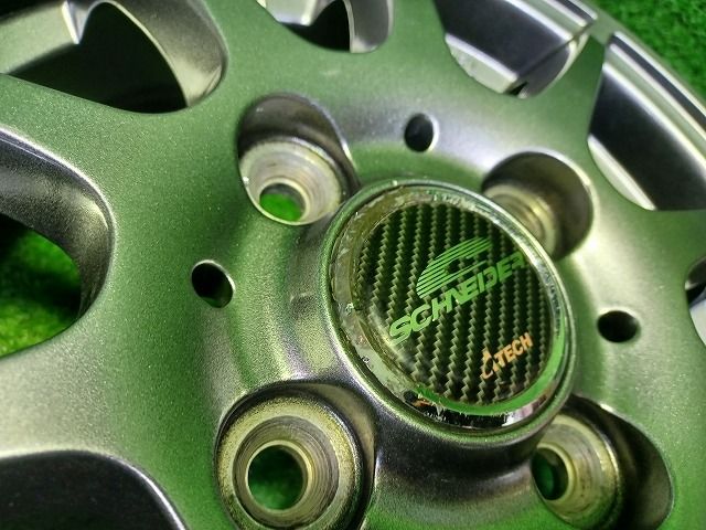 人気アイテムお得に購入！ シュナイダー ｱﾙﾄ ホイール アルミ ガンメタ 13インチ 4.00B 4穴 4本 100 42