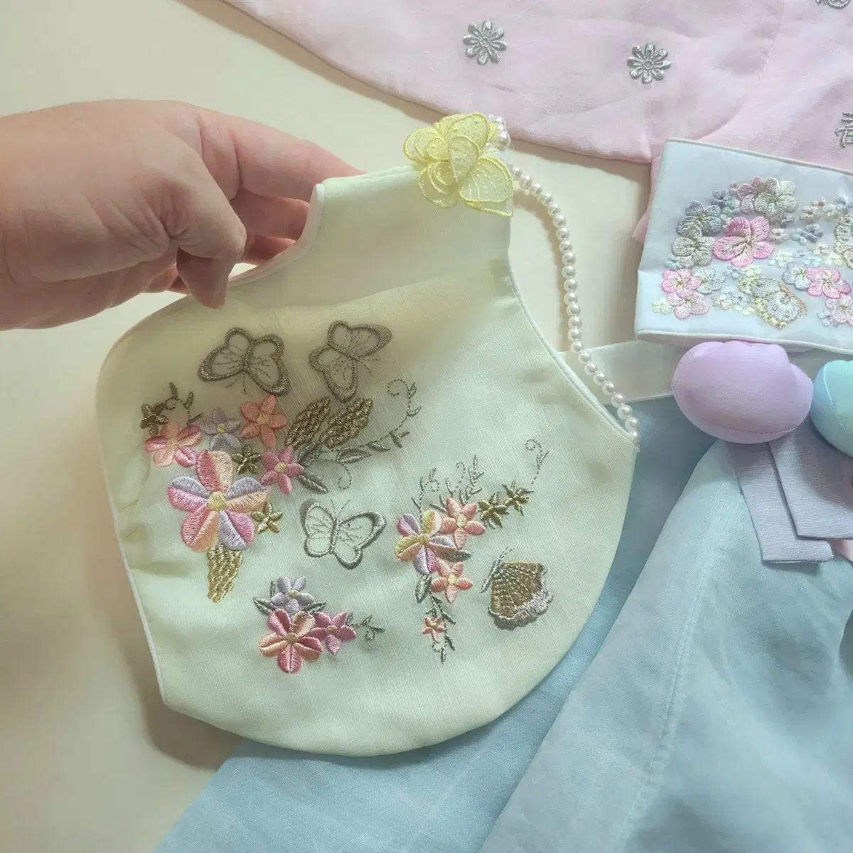 超激安セール開催中です！ 赤ちゃん ストーン韓服 セット 1 ホー