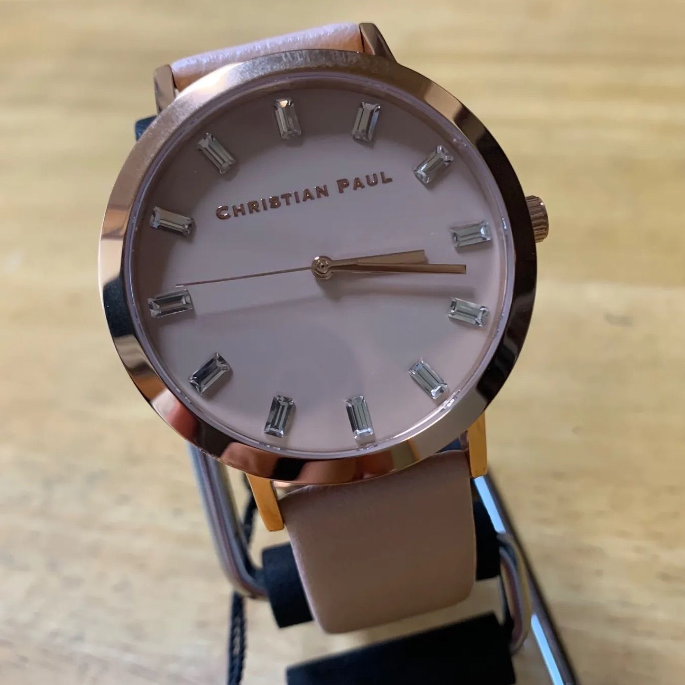 【新品】クリスチャンポール RAW クオーツ 腕時計 RW-04 ブラック
