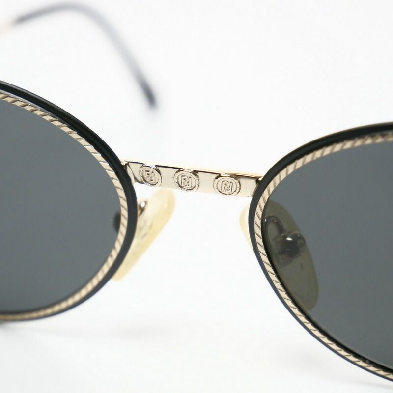 □美品□FENDI フェンディ《ヴィンテージ》サングラス FS110 EBONY 