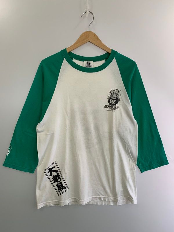 【中古品】 RAT FINK ラットフィンク 00'S RAGLAN PRINT TEE ショートスリーブ 【146-250526-AS-15-min】
