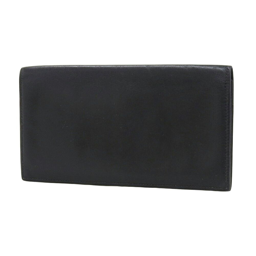 美品】エルメス ヴィンテージ 折り財布 ボックスカーフ ブラック