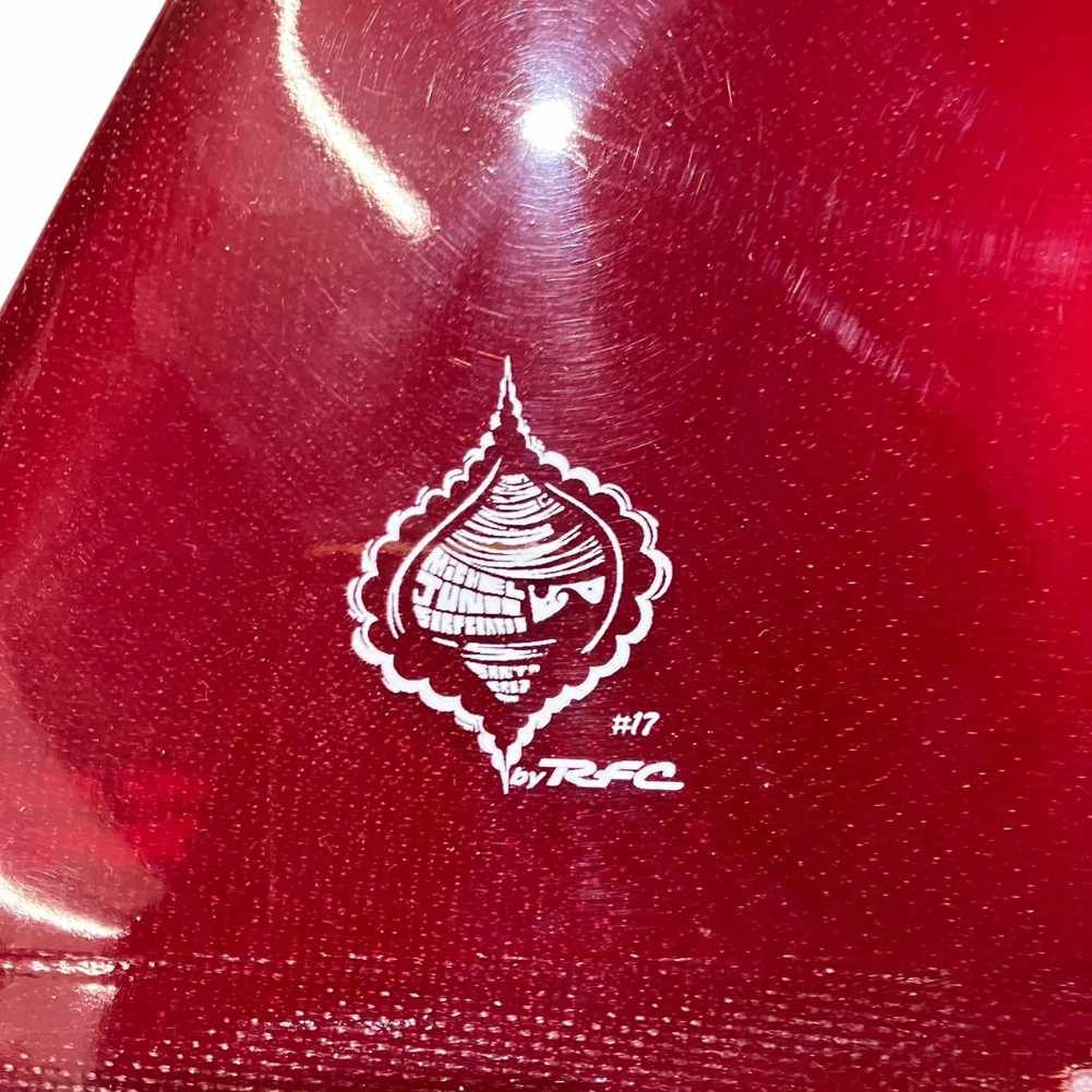  ロングボードフィン 10.0 シングルフィン Rainbow fin ＃17 Michel Junod シグネイチャーモデル その他 マリンスポーツ