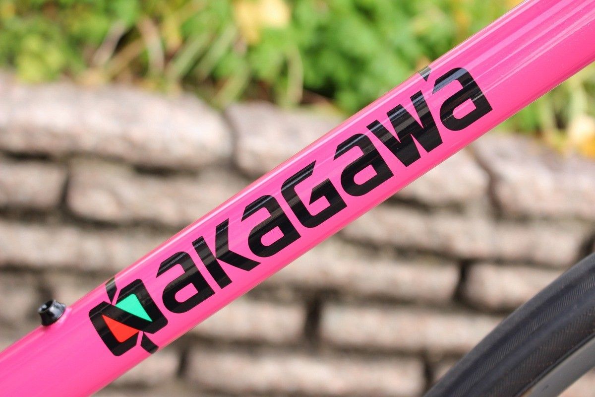 Nakagawa ロードバイクフレーム ピンク/ホワイト Nakagawa ロードバイクフレーム ピンク/ホワイト TOP│Nakagawa