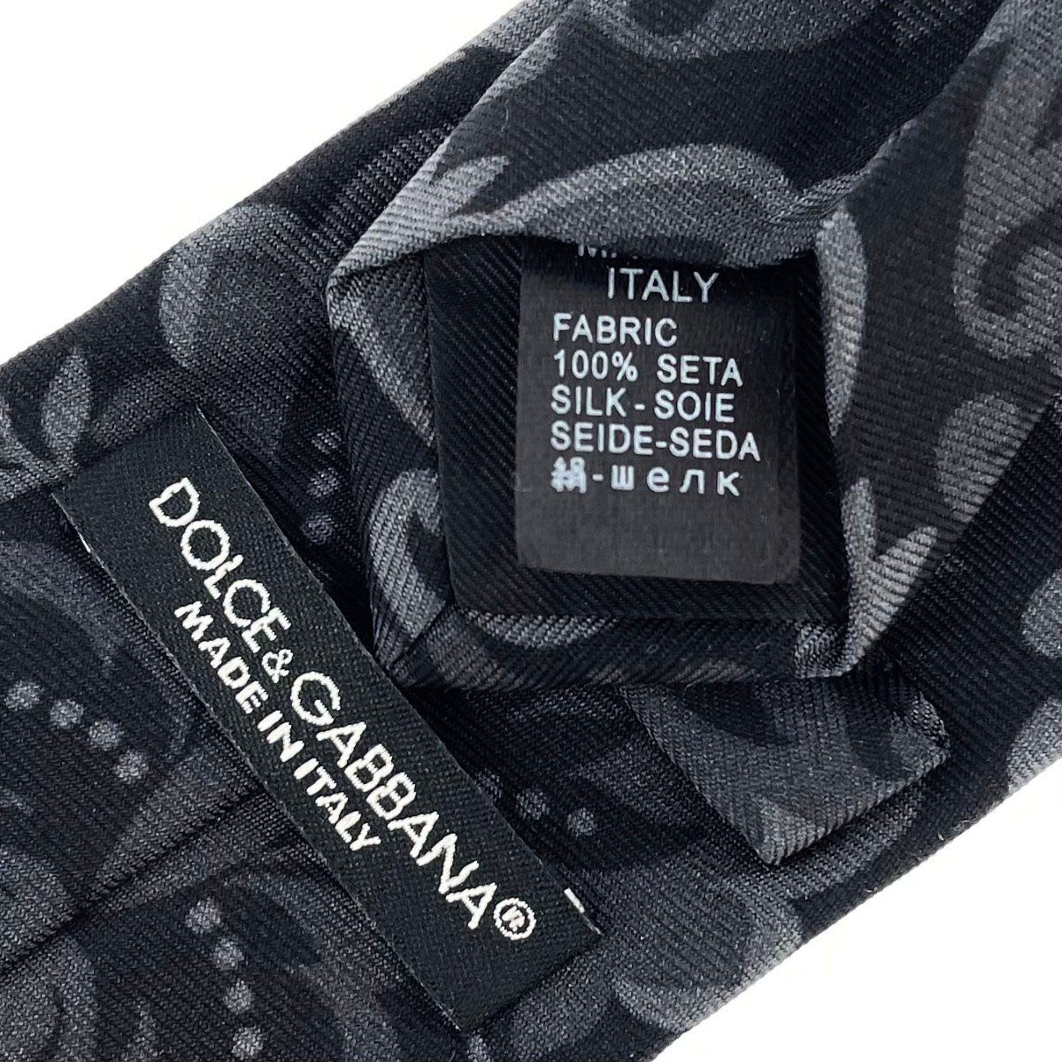 DOLCE&GABBANA シルクナロータイ 409169_1.jpg