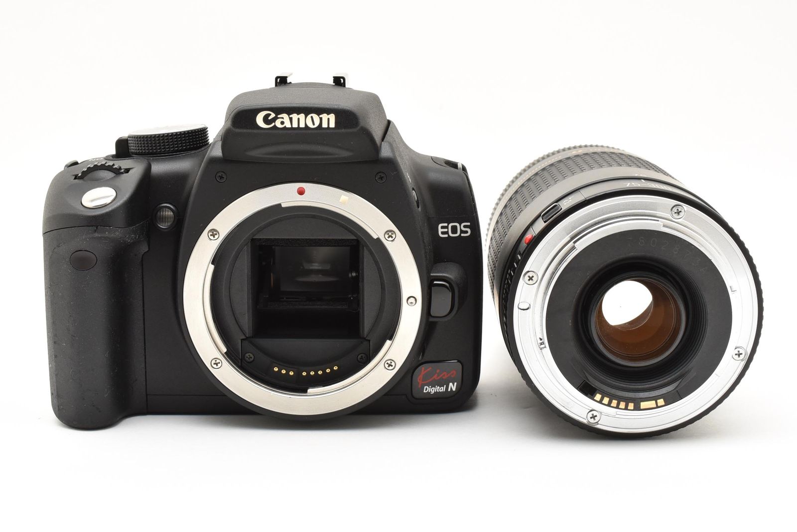 Canon EOS Kiss N スマホ転送OK 望遠レンズセット #8839 - メルカリ