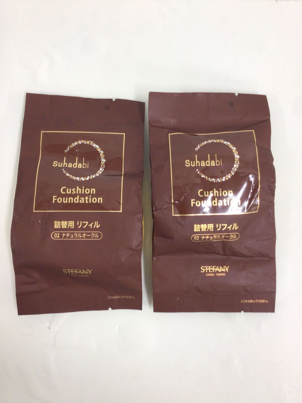 F1375 K 銀座ステファニー化粧品 Suhadabi クッションファンデーション02 リフィル  15g×2個セット