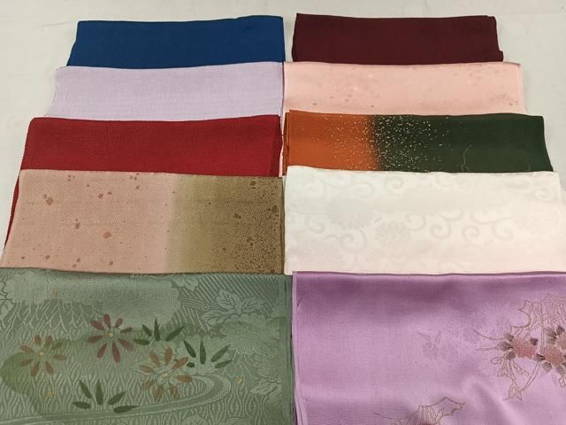平和屋着物 和装小物 上質な帯揚げ 10枚セット CAAK2721xe