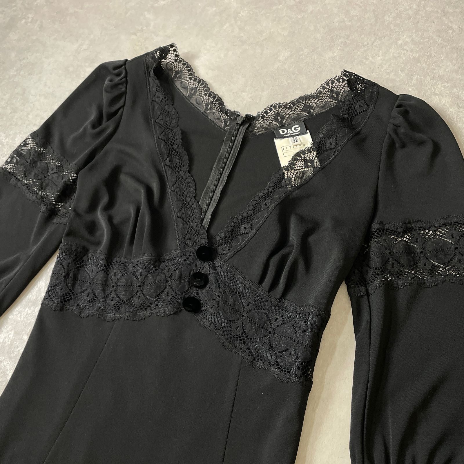 ドルチェ&ガッバーナレースベロアワンピース