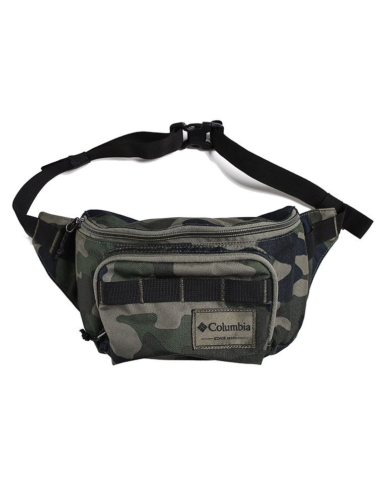 Columbia コロンビア ウエストバック 無地＆カモフラ柄 デイジーチェーン付き ZIGZAG HIP PACK 鞄 ウエストポーチ 大きいサイズ メンズ カモフラージュ