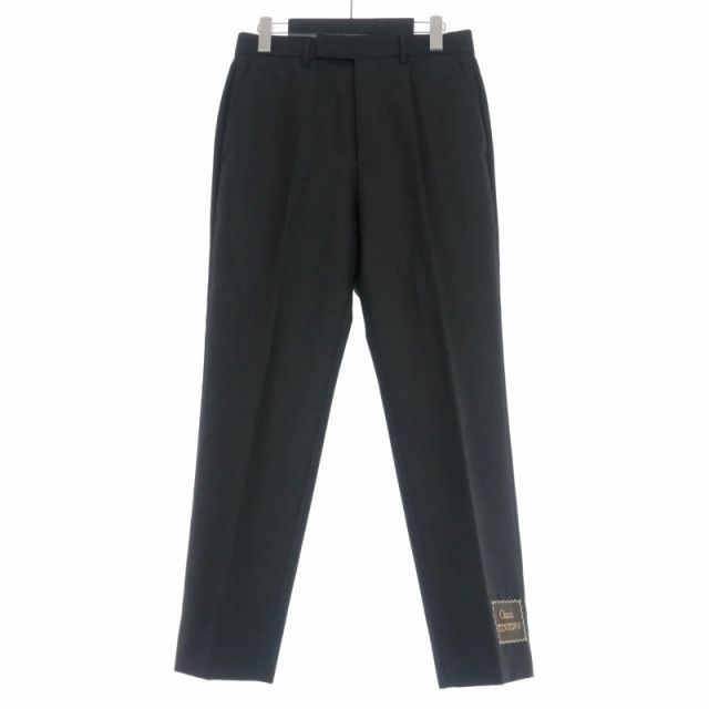 グッチ GUCCI 20SS Logo Plain Pants テーパードパンツ