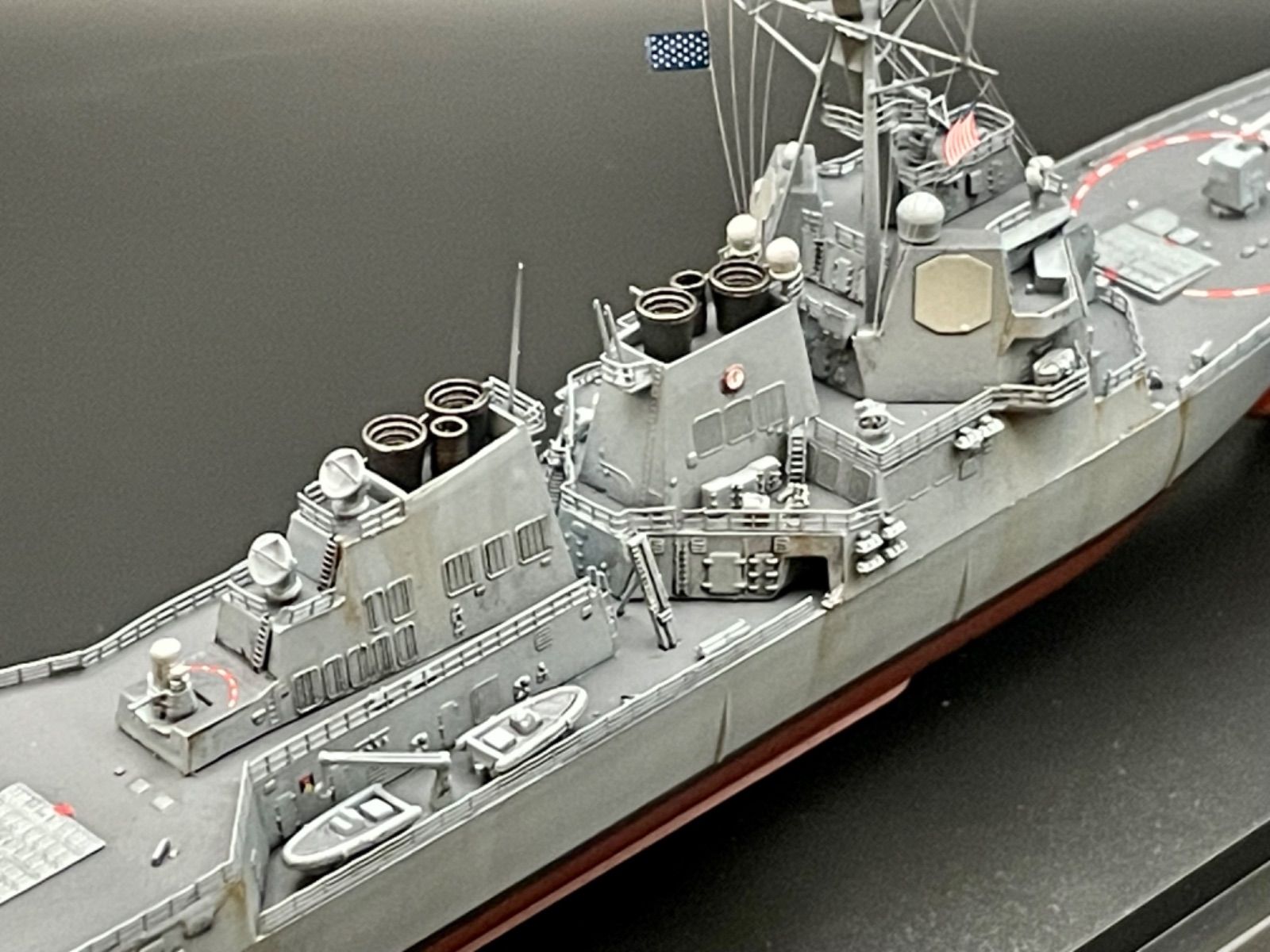 1/700 完成品 アメリカ海軍 DDG-82ラッセン アーレイ・バーク級ミサイル駆逐艦 - メルカリ