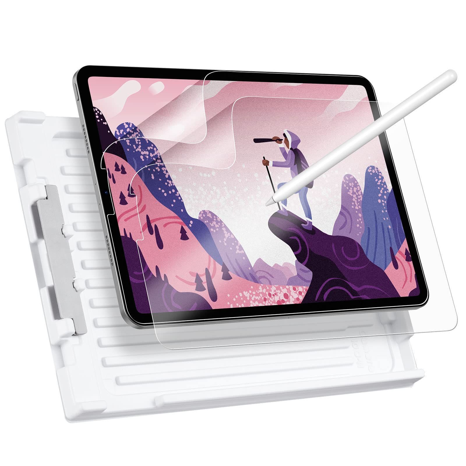 Pro 11インチ (2022/2021/2020/2018)、Air 第5/4世代 ESR【2枚セット】iPad Air 第5/4世代 フィルム (2022/2020)、iPad Pro 11インチ (2022/2021/2020/2018) ペーパーライク