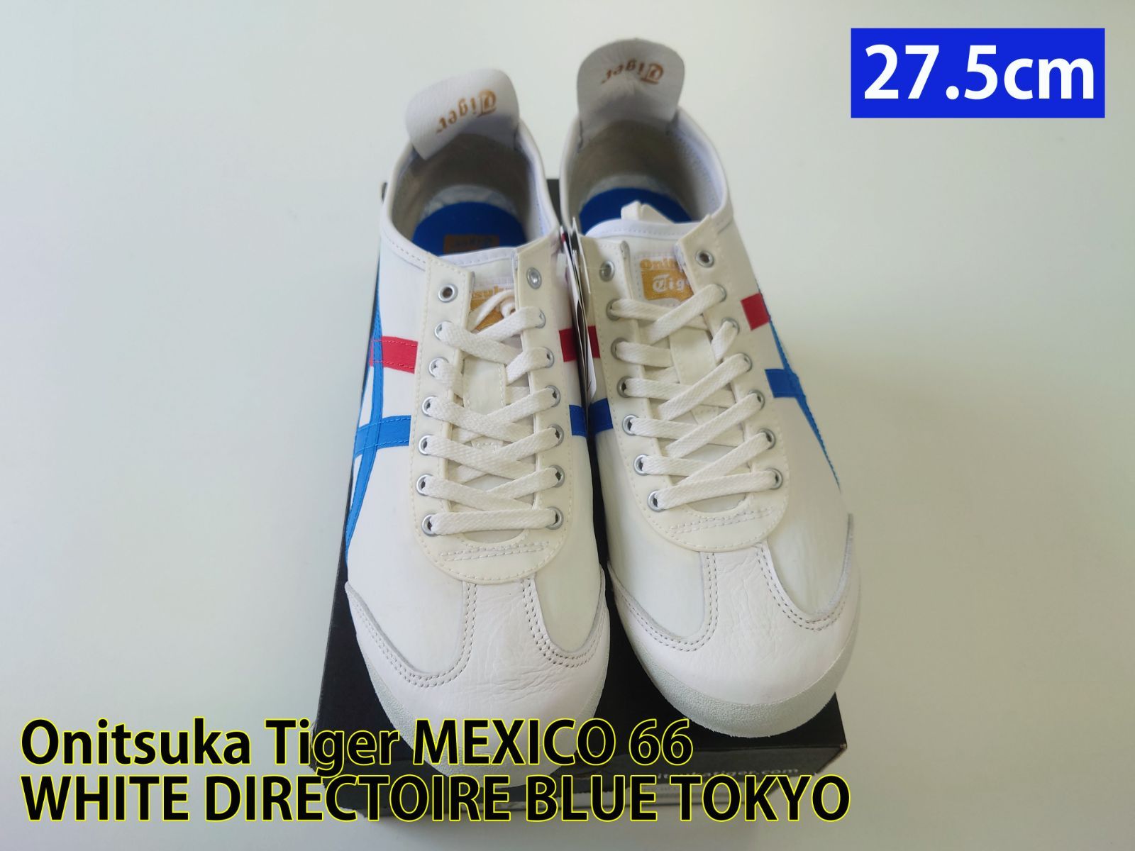 新品/未使用】Onitsuka Tiger MEXICO 66 WHITE DIRECTOIRE BLUE