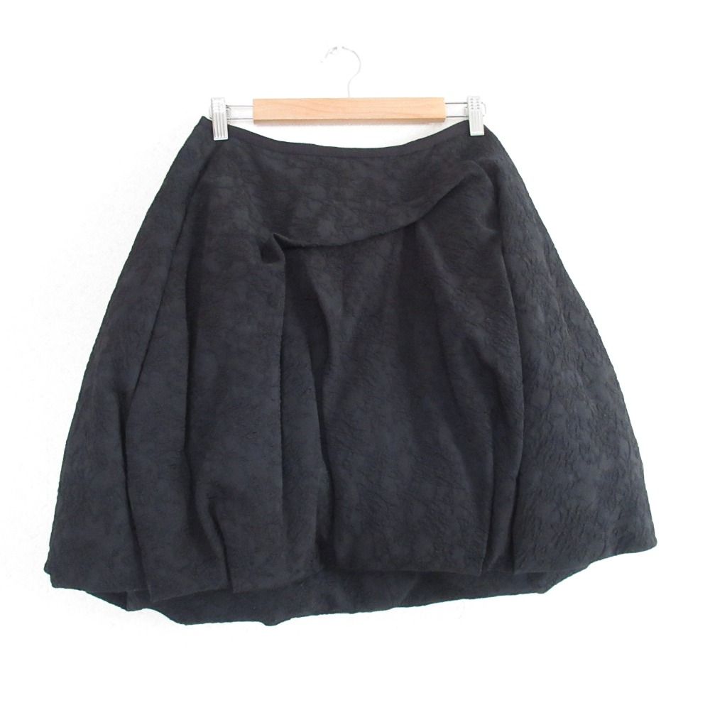 美品 FOXEY フォクシー ジャガード ダウン バルーンスカート