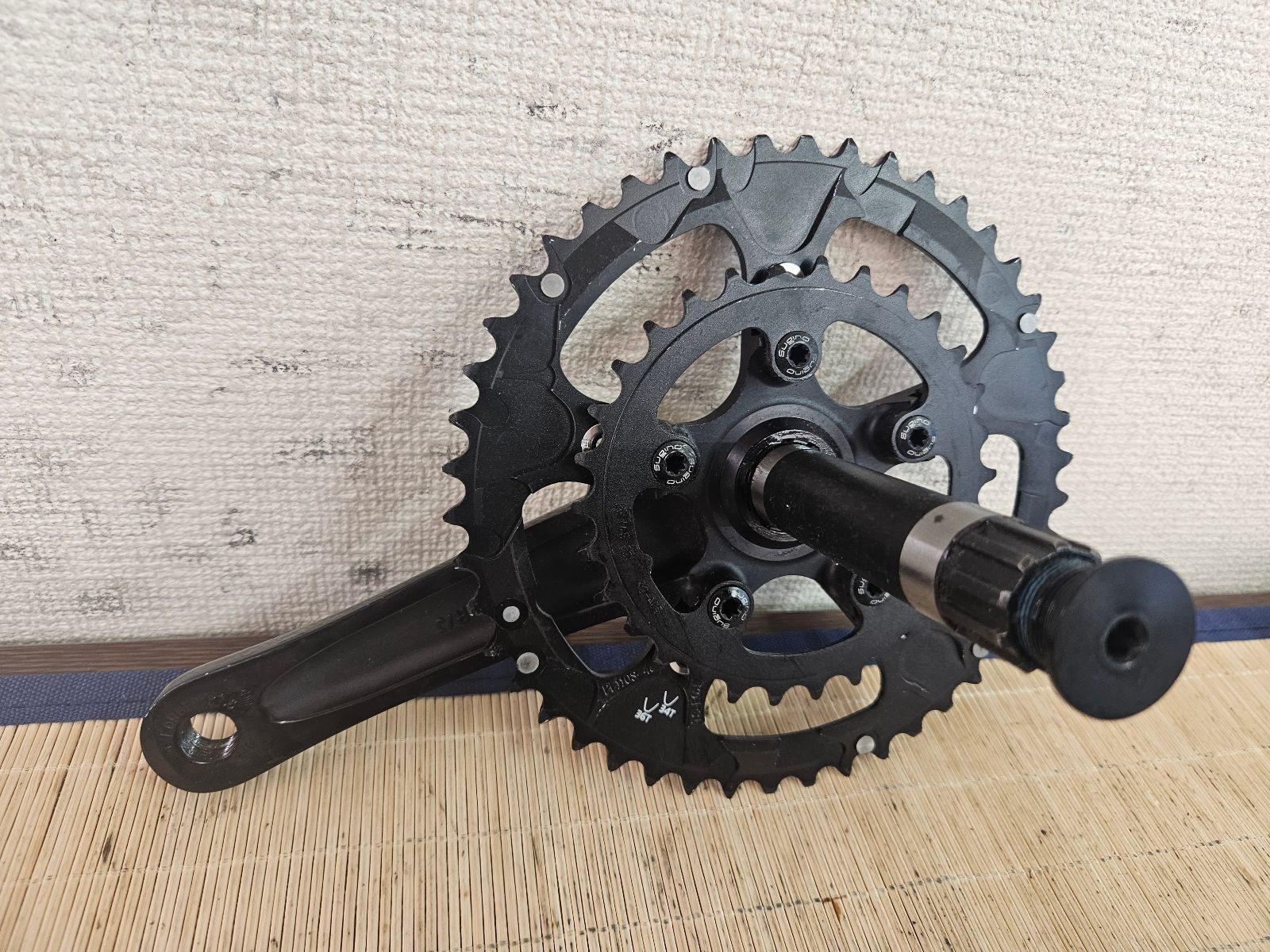 □ SUGINO IDS 24 167.5mm 46-30T スギノ クランクセット ロード 同梱