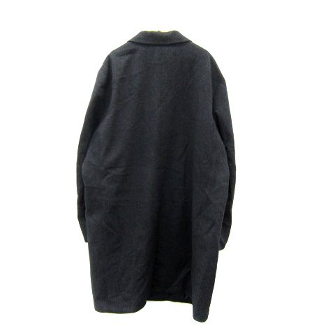 美品　希少サイズ 3XL ユニクロ カシミヤ混チェスターコート グレー チェック ユニクロ公式 | ウールカシミヤチェスターコート