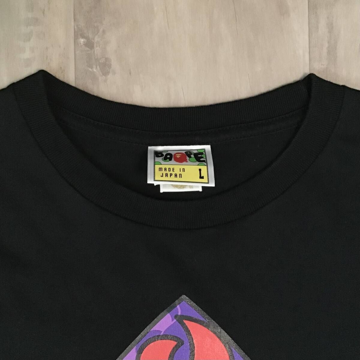 ☆青山限定☆ ワンピース エース Tシャツ Lサイズ a bathing ape BAPE 