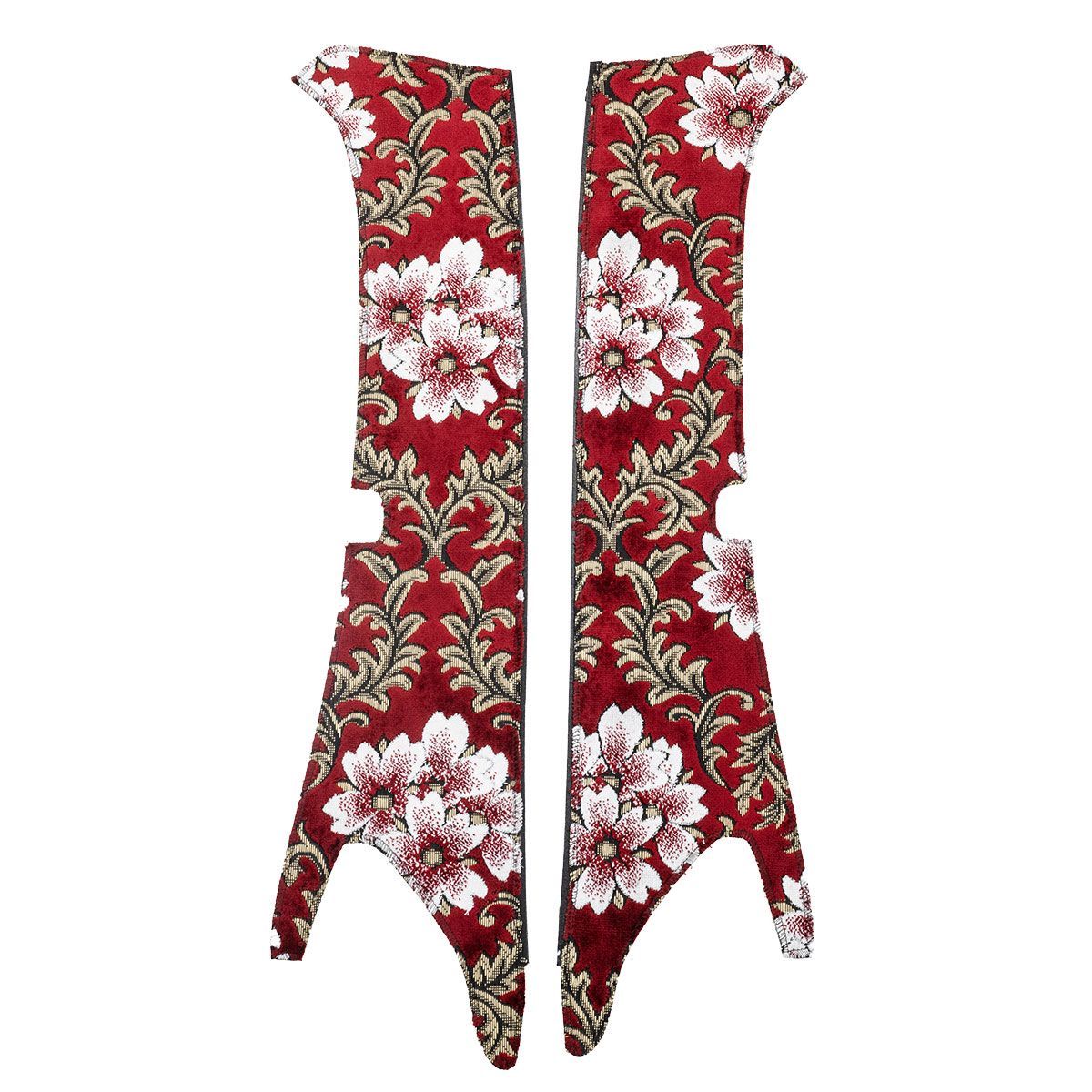 ピラーカバー 左右セット ダッシュマットを付けたら絶対コレも必須 桜レッド