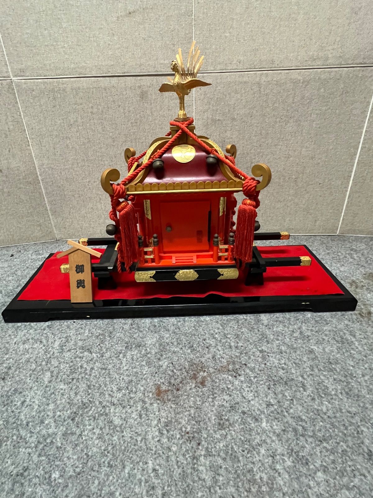 【美術品】citizen シチズン 神輿型 置時計 動作品 神輿時計 装飾時計 メルカリ