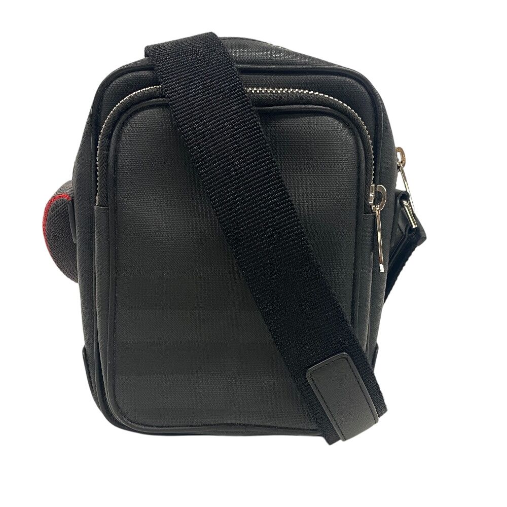 BURBERRY PVC ノバチェック メッセンジャーバッグ ショルダーバッグ 極