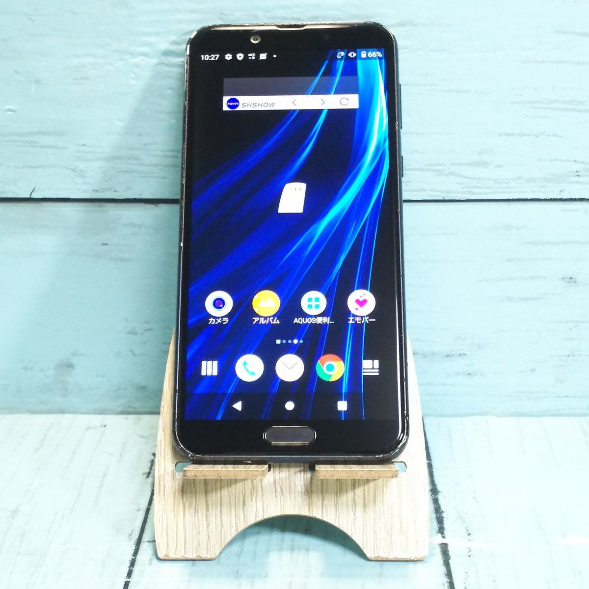 【送料無料】docomo AQUOS sense2 SH-01L Nuance Black 本体 白ロム SIMロック解除済み SIMフリー 589922