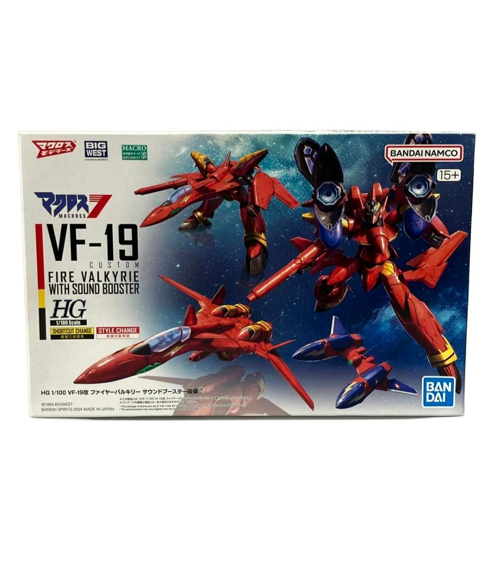 美品 バンダイ マクロスセブン プラモデル HG VF-19改