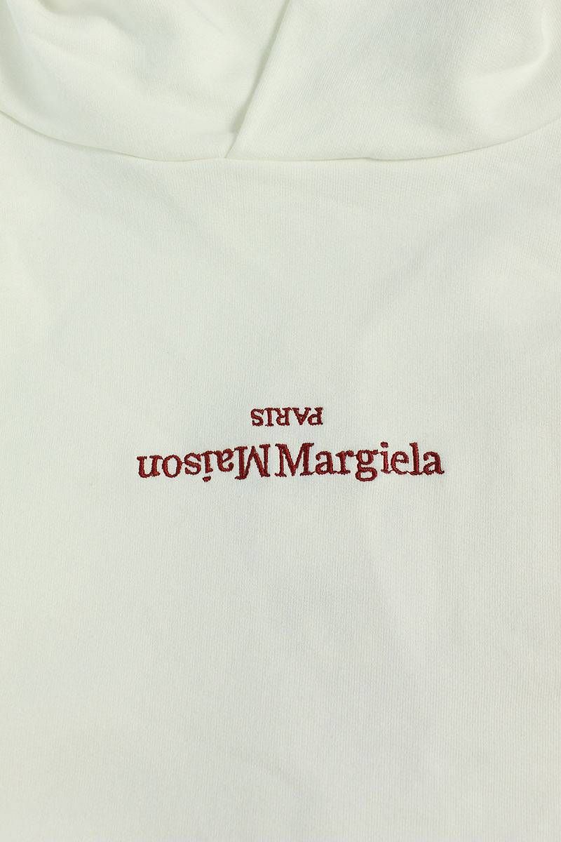 Maison Margiela 逆さロゴ刺繍　オーバーサイズプルオーバーパーカーそうなんですね承知致しました