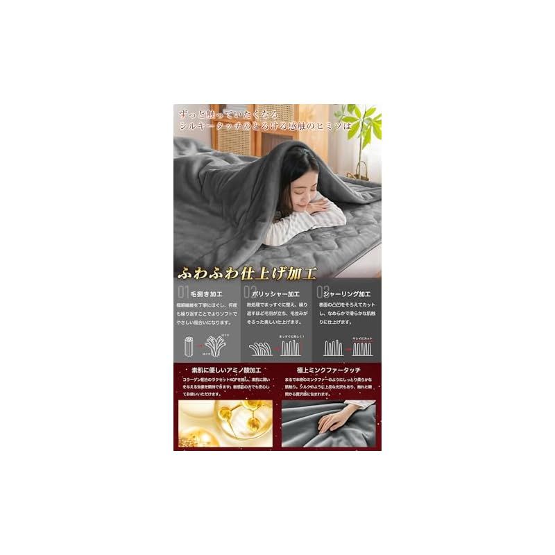 Softime 毛布 シングル 冬 厚手 接触温感 吸湿発熱 蓄熱保温 あったか毛布 冬用 ブランケット 上フランネル 暖かい 高密度マイクロファイバー ふわふわ 柔らかな肌触り 静電気防止 洗える 寒さ対策 抗菌防臭防ダニ加工 ボリューム感 140 1 MARWIL-DEMENAGEMENTS_CH