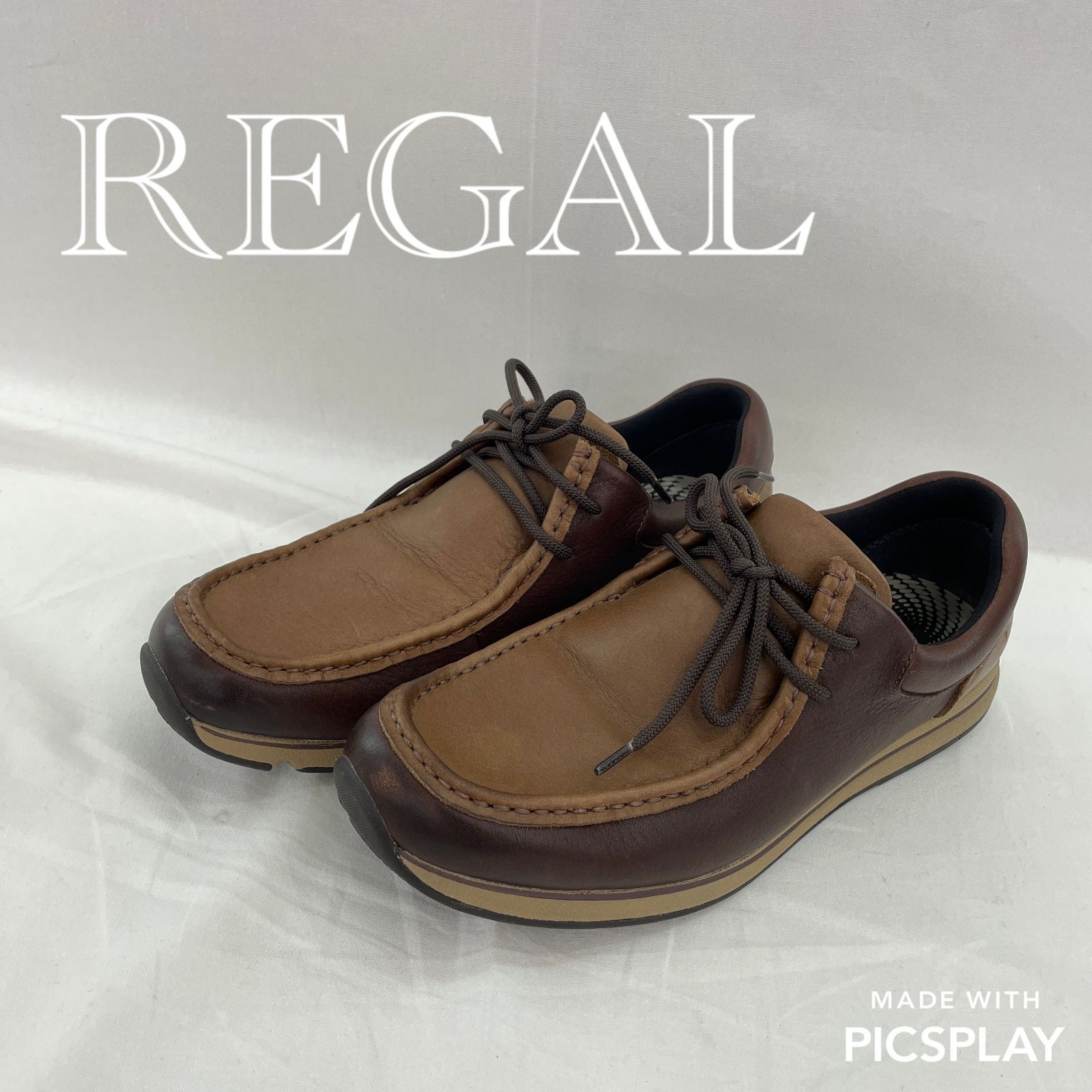 REGAL リーガルウォーカー ダークブラウン メンズ バイ 26.5cm