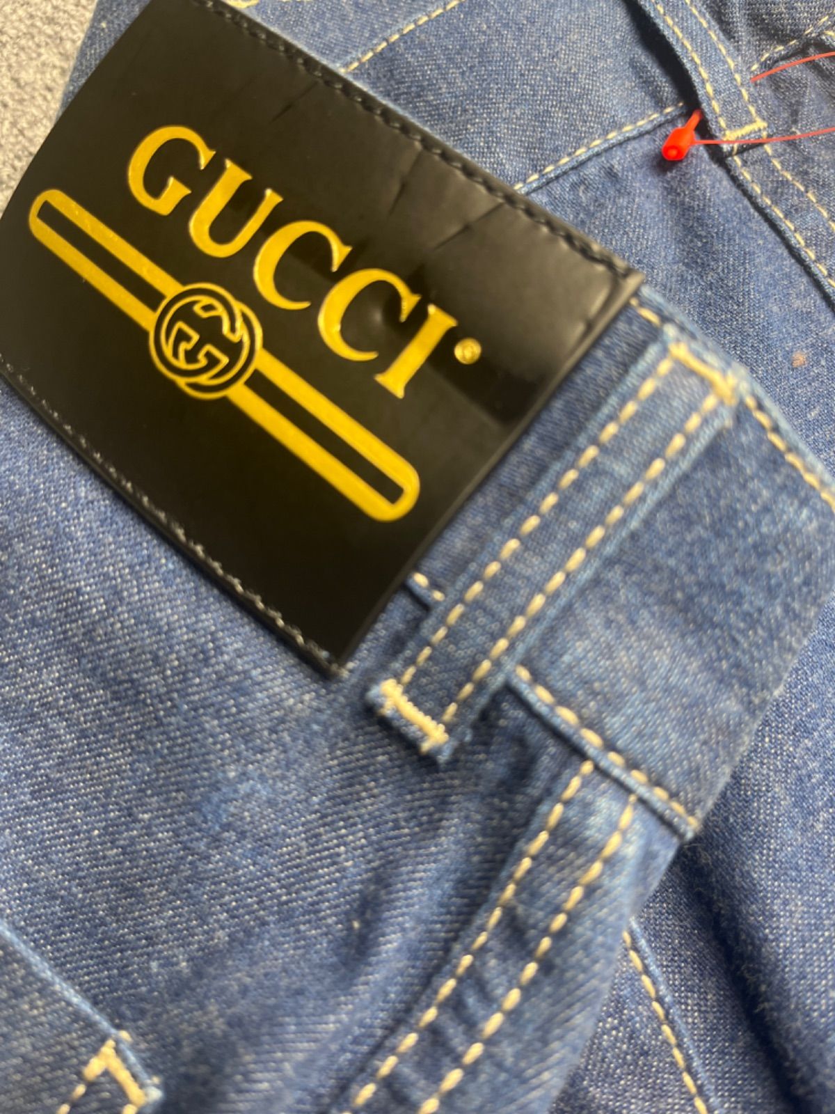 グッチ GUCCI GG柄折り返し 22AW デニム パンツ ジーパン ジーンズ 25