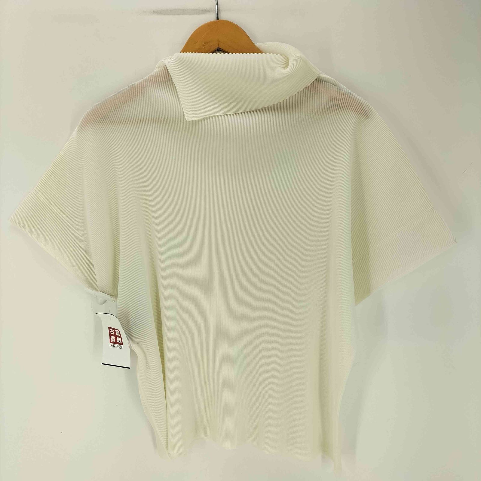 ★美品★プリーツプリーズ★イッセイミヤケ★ボトルネック★総柄★ プリーツプリーズ イッセイミヤケ ボトルネック ブルー 総柄