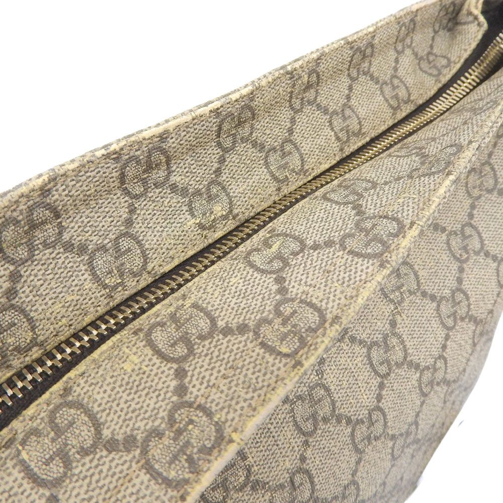 【本物保証】 グッチ GUCCI GGスプリーム GGプラス 斜め掛け ショルダーバッグ 201446 213048 ベージュ ブラウン 軽い 本物保証】 グッチ GUCCI GGスプリーム GGプラス 斜め掛け ショルダー