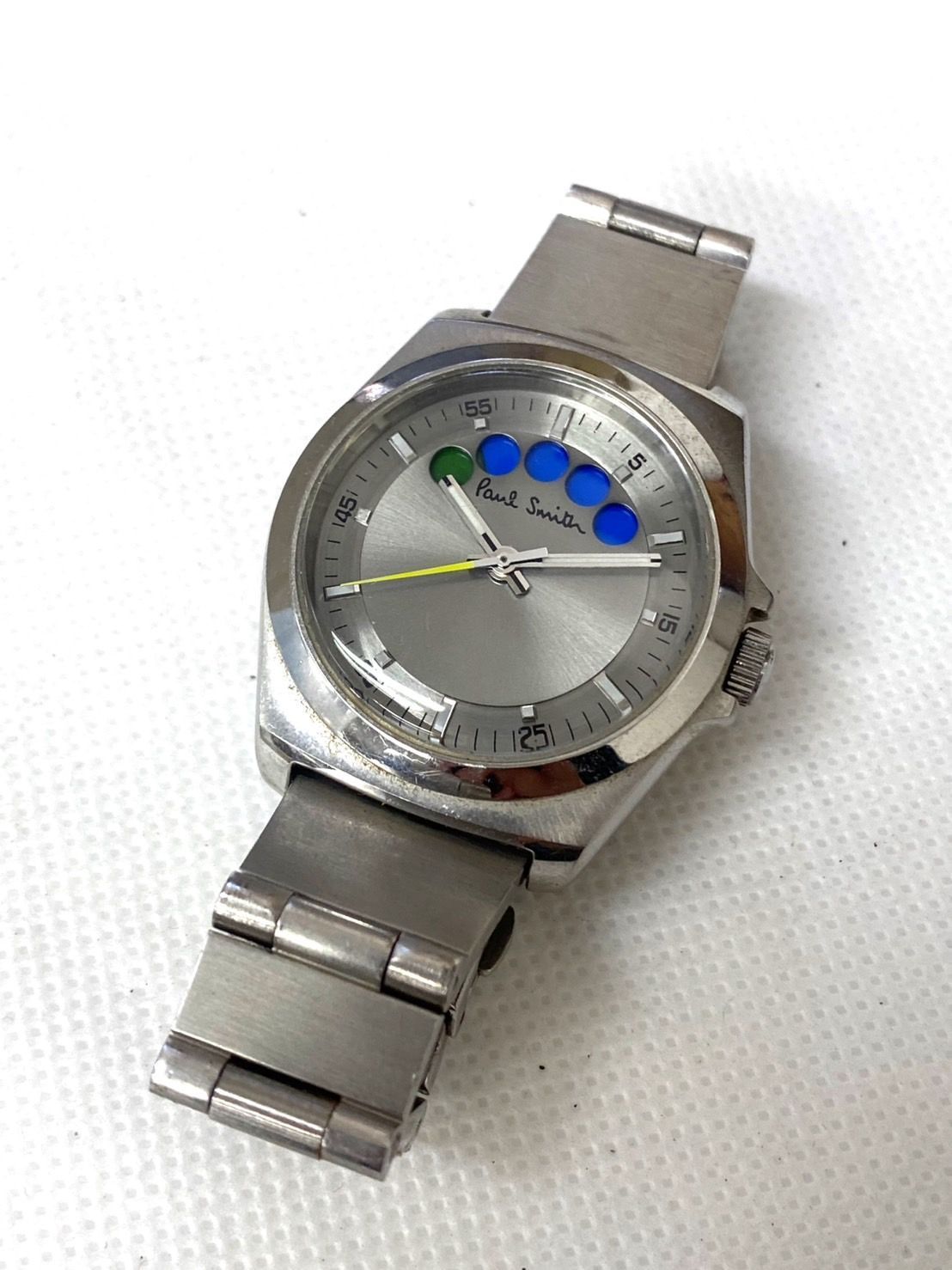 ポールスミス　ファイブアイズ　シルバー　F335-H29590 美品 Paul Smith ポールスミス 腕時計 ファイブアイズ F335