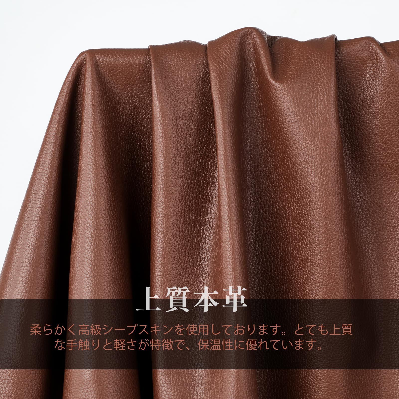 コーチ　メンズ　シープスキン　レザー　ウール　ライナー　手袋　Mサイズ　未使用 00029562-1.jpg