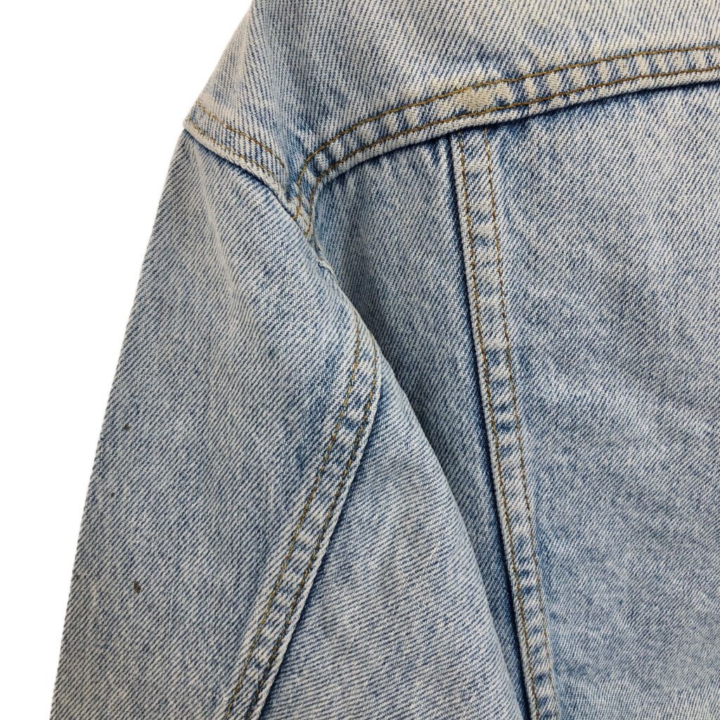 90年代 USA製 Levi's リーバイス 70507-0214 デニムジャケット ブルー (メンズ M相当) 中古 古着 R7178