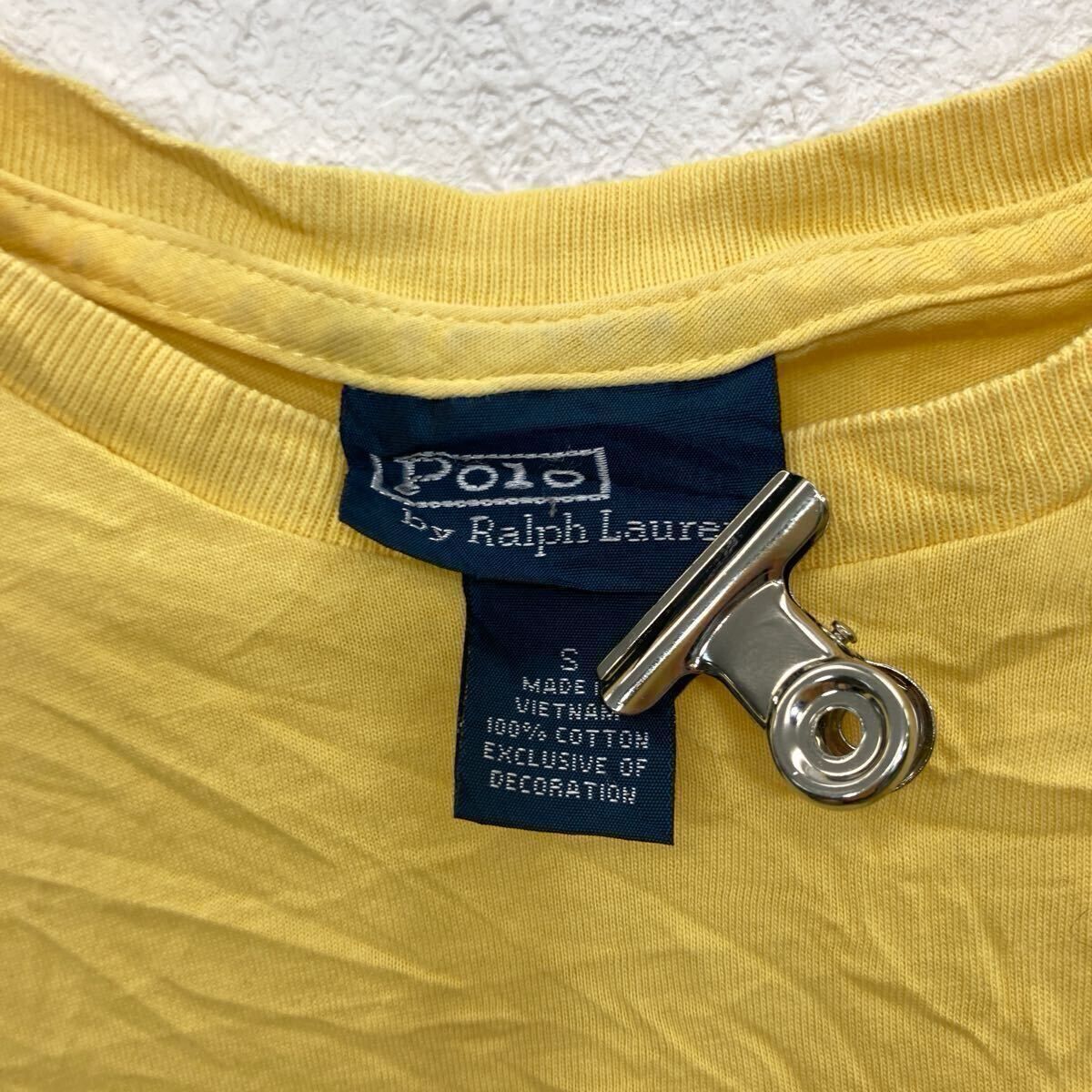 Polo Ralph Lauren 半袖 ロゴTシャツ S イエロー ポロラルフ