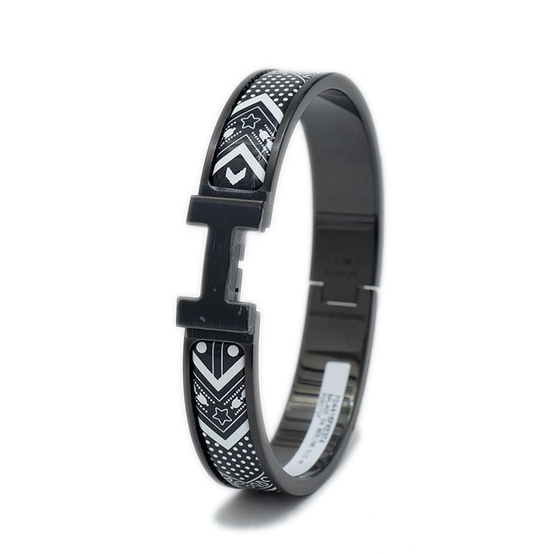 エルメス エナメル ブレスレット クリックHH バンダナ ソー