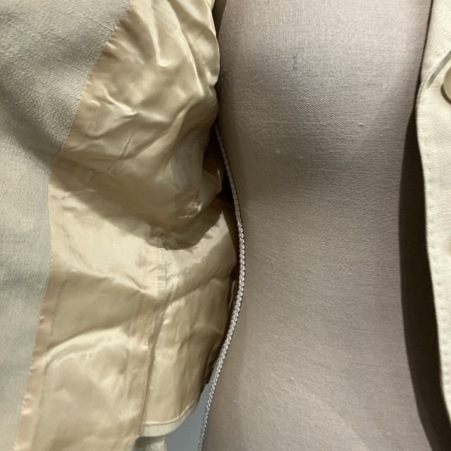 美品 Max Mara マックスマーラ テーラード ジャケット リネン ベージュ マックスマーラ MAX MARA テーラードジャケット ブレザー リネン