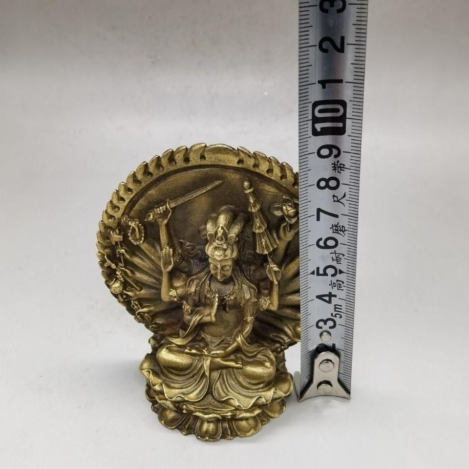 千手観音銅盤 銅器 文房具 重厚 極細工 装飾品 現代工芸品 美術品 置物 銅器 千手観音 仏像 装飾品 工芸品 美術品 置物 - メルカリ
