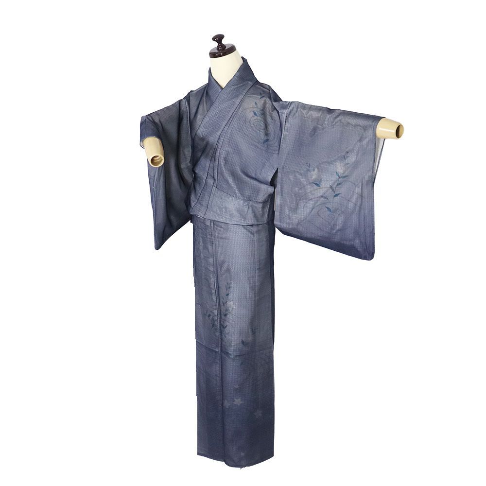 こりす様　AK-7223 夏着物 付下げ 盛夏 絽の草花染め 紋なし 正絹 こりす様 AK-7223 夏着物 付下げ 盛夏 絽の草花染め 紋なし 正絹