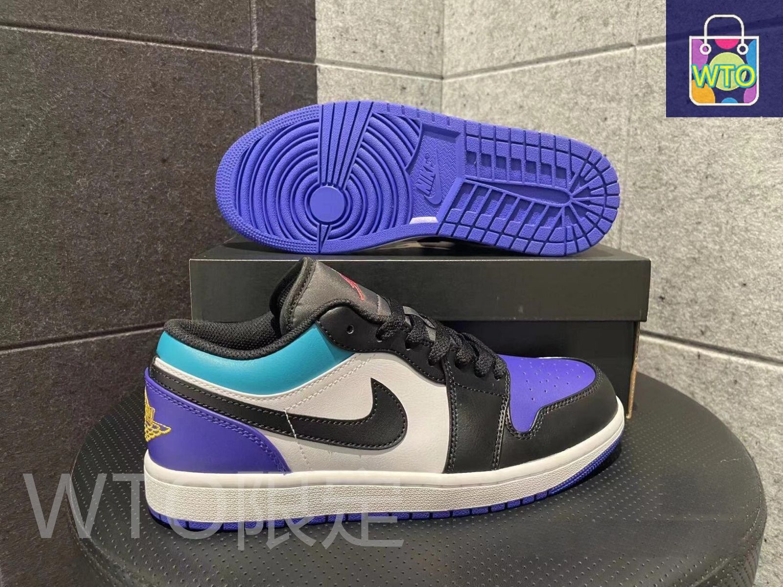 お げ 即 ナイキ NIKE AIR JORDAN 1 LOw エアジョーダン 1 ロー スニーカー 青 553558-140