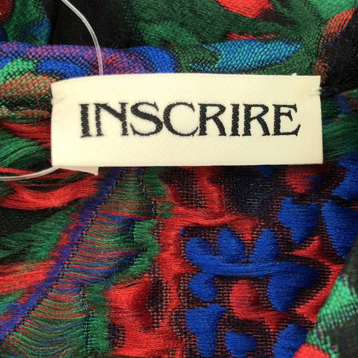 INSCRIRE アンスクリア 19AW フラワージャガードシアーワンピース  