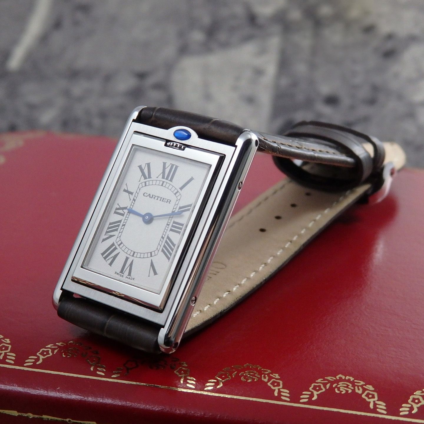 Vintage seiko tank セイコー シャリオ タンク 腕時計 訳あり