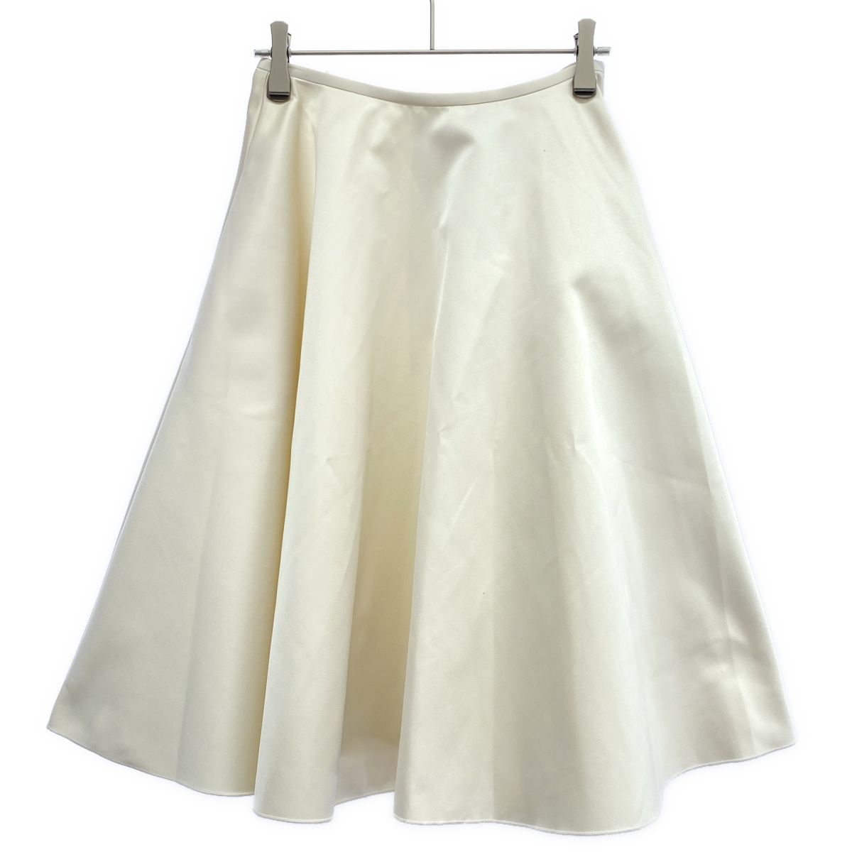 N°21 NUMERO VENTUNO ヌメロ ヴェントゥーノ 24AW サテンスカート P24IN2M C1125279 ホワイト 38