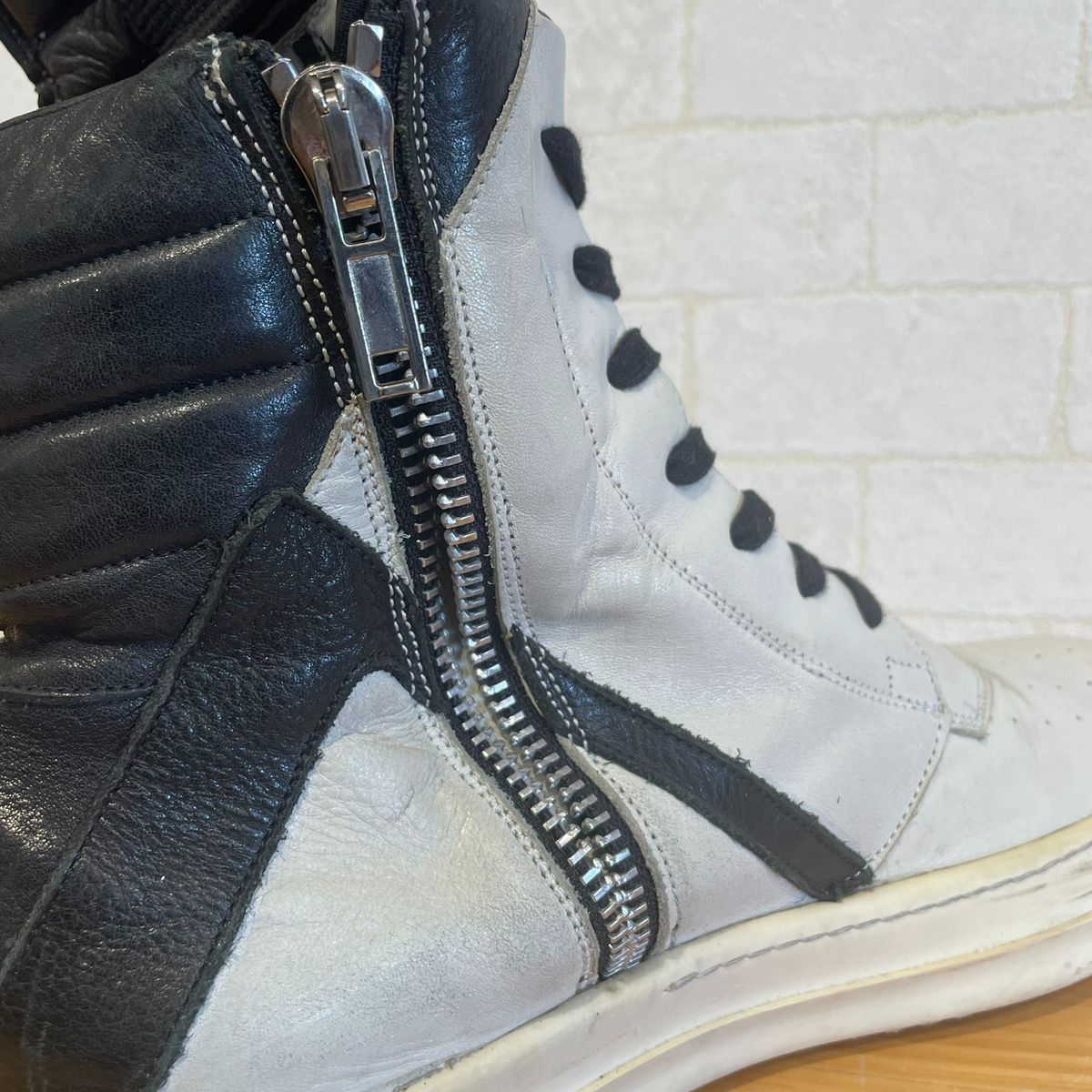 リックオウエンス Rick Owens GEO BASKET ジオバスケット レザー 