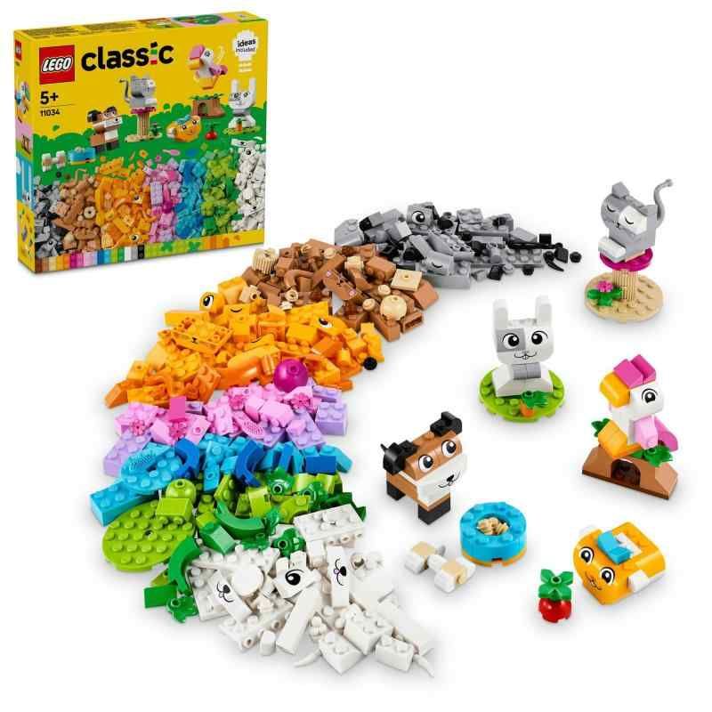 レゴ LEGO クラシック ペットをつくろう おもちゃ 玩具 プレゼント ブロック 女の子 男の子 子供 4歳 5歳 6歳 7歳 動物 どうぶつ 知育 クリエイティブ 11034