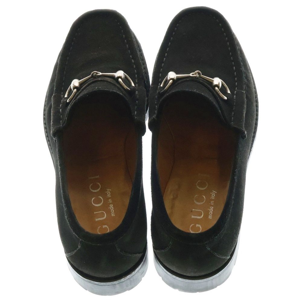 GUCCI (グッチ) ホースビット スウェードレザー ローカット